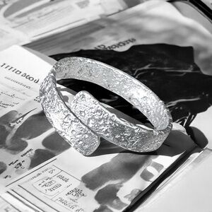 5 For $25💫Alternative Silver Aluminum Coiled Ring